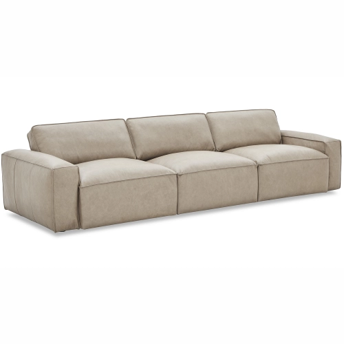 Dakota Sofa in Camel Brown Top Grain Leather